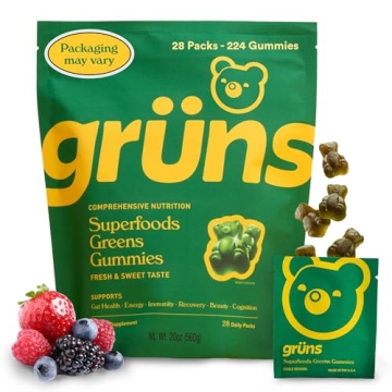 Delicious Grüns Super Greens Gummies for Everyday Wellness