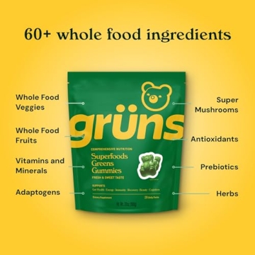 Delicious Grüns Super Greens Gummies for Everyday Wellness