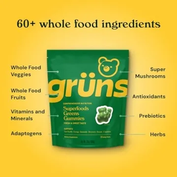 Delicious Grüns Super Greens Gummies for Everyday Wellness