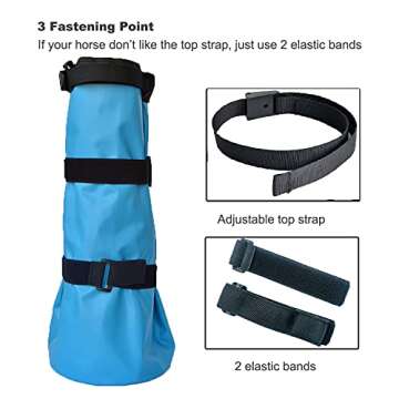 Yeezo Hoof Soaking Boots for Equine Care 1 Pair