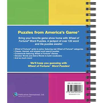 Wheel of Fortune Word Puzzles - 100+ Fun Brain Games Collection