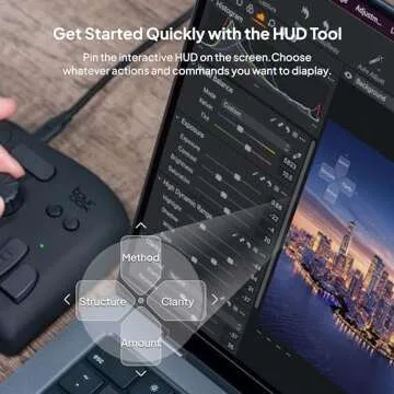TourBox NEO, Custom Controller for Photo Video Editing, Color Grading, Ilustration, MacOS/Windows, Photoshop Lightroom Davinci Resolve After Effects Premiere FCPX Programmable Keyboard Bundle