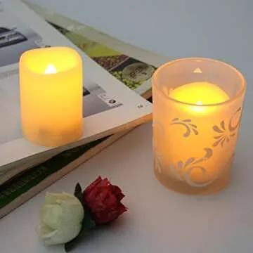 CANDLE CHOICE Flameless Votive Candles Set of 20 for Events