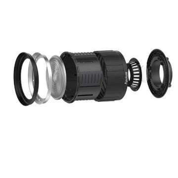 Aputure Fresnel 2X, Aputure Fresnel ii 2 Lens Mount for Aputure 300D Mark II Aputure 120D Mark 2 Aputure 300D Aputure 120D and Other Bowen-S Mount Continuous Lights, Including Pergear Soft Diffuser
