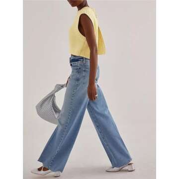 Cioatin Women Y2K Backless Tie Up Knit Crop Sweater Vest Sleeveless Round Neck Split Open Back Pullover Summer Tank Tops Yellow