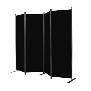 Durable 6FT Portable Room Divider Privacy Screen Office Home