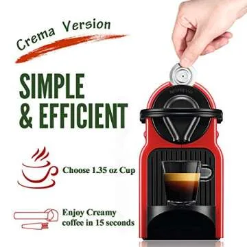 CAPMESSO Reusable Coffee Capsules for Nespresso Machines