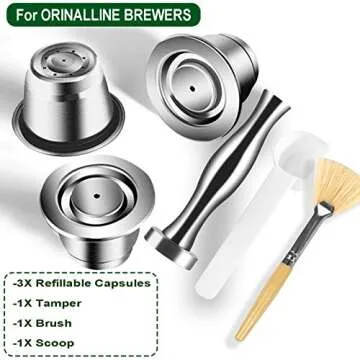 CAPMESSO Reusable Coffee Capsules for Nespresso Machines