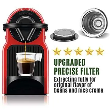 CAPMESSO Reusable Coffee Capsules for Nespresso Machines
