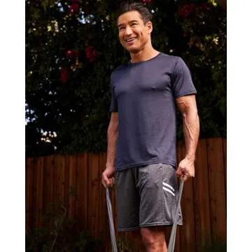 5 Pack Men’s Active Quick Dry Fit Short Pockets Athletic Running Gym Basketball Workout Activewear Sports Men, Set 8, XL, Pack of 5