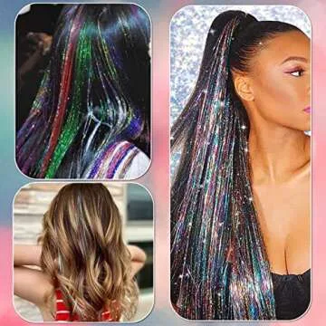 Shimmering Hair Tinsel Kit for Stunning Styles