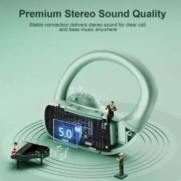 occiam Wireless Earbuds 48H Playback Waterproof for Sports