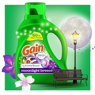Gain Aroma Boost Laundry Detergent Moonlight Breeze Scent