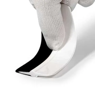 EHDIS Vinyl Scraper 4 inch Felt Squeegee for Vinyl,Window Tinting, Sign Marking, Film Installing,Decal Applicator Tool - Pack of 2-White