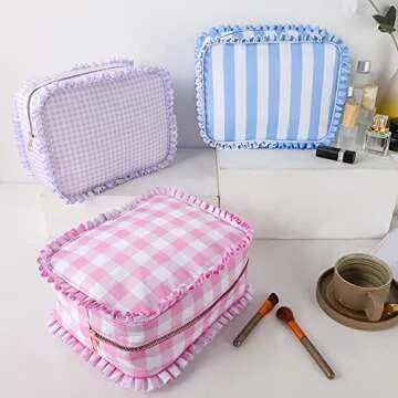 Stylish EMBRUNIOICE Makeup Bag for Travel & Organization
