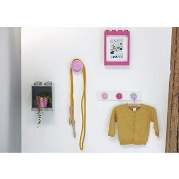 LEGO Brick Shelf Box Stackable Mountable Storage Blue