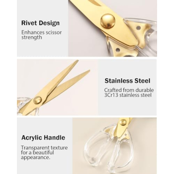 Stylish and Durable Kitchen Scissors for Culinary Enthusiasts