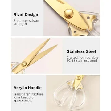 Stylish and Durable Kitchen Scissors for Culinary Enthusiasts