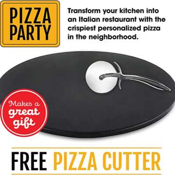 Pizza Stone for Oven & Grill - Perfect Crispy Pizzas