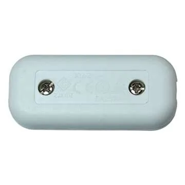 YCSSSD Inline Cord Switch Electrical Light Lamp Parts Power Replacement Dimmer Repair AC 250V 6A On/Off Control Appliance for Table Lamp Desk Bed Led Lights. (2 Pack) White