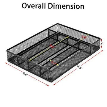 JANE EYRE Utensil Drawer Organizer for Classy Kitchen Storage