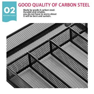 JANE EYRE Utensil Drawer Organizer for Classy Kitchen Storage