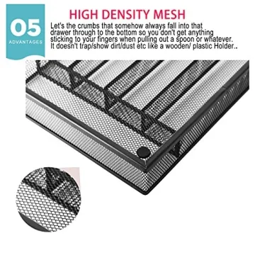 JANE EYRE Utensil Drawer Organizer for Classy Kitchen Storage