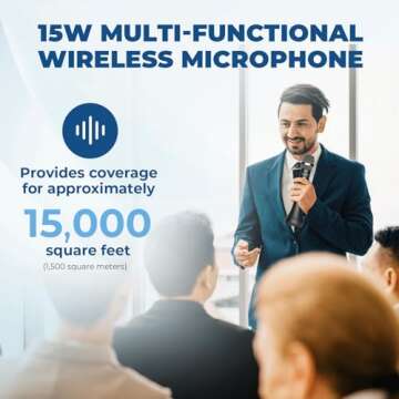 Professional Bluetooth Microphone with Noise Cancellation