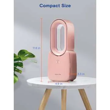 Let'me Desk Fan: Stylish & Quiet Bladeless Mini Fan