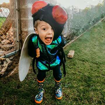 Lone Cone Rain Boots with Easy-On Handles in Fun Patterns for Toddlers and Kids, Beetle Boots, Beetle Boots, Beetle Boots, 9 Toddler