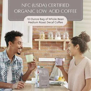 Lifeboost Organic Medium Decaf Coffee Beans - Whole Bean