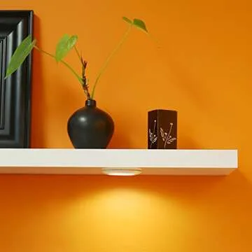 48 Inch Touch-Sensing LED Floating Shelf for Home Use
