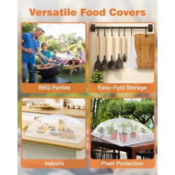 Anpro Food Covers - Durable, Collapsible Food Protection