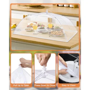 Anpro Food Covers - Durable, Collapsible Food Protection
