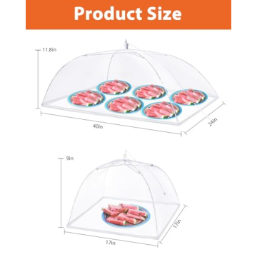 Anpro Food Covers - Durable, Collapsible Food Protection