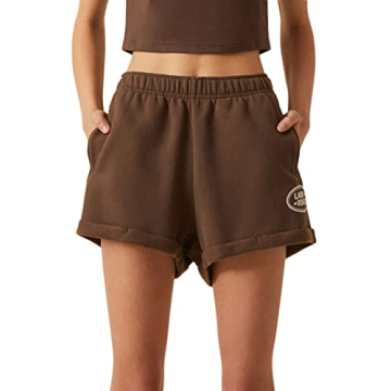 Stylish Land Rover Sweat Shorts for Women - Emblem Design
