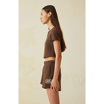 Stylish Land Rover Sweat Shorts for Women - Emblem Design