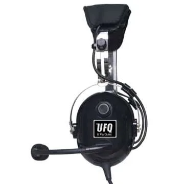 UFQ A28 ANR Aviation Headset with MP3 Input & High-Quality Sound