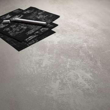 Mobili Fiver, Easy, Extendable Console Table with Extension Leaves Holder, 17,7(120,1) x35,4 in, Concrete Effect, Grey, for 4-12 People, Space-Saving Dining Table, Italian Furniture