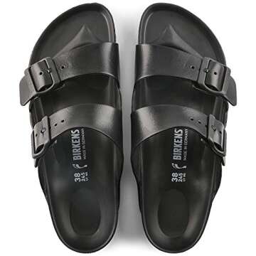 Birkenstock Men's Arizona EVA Sandals, Black, 9 Medium US
