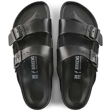Birkenstock Men's Arizona EVA Sandals, Black, 9 Medium US