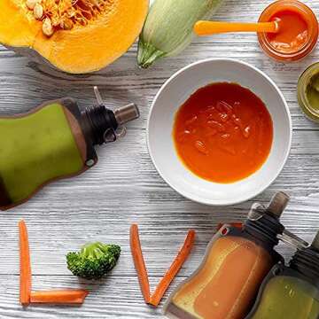 Haakaa Reusable Silicone Baby Food Pouch - Multi-Use