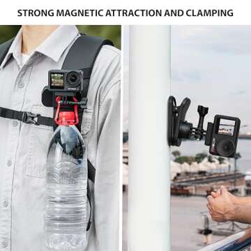STARTRC OSMO Pocket 3 360° Rotation Backpack Clip Mount Shoulder Strap Accessories for DJI Pocket 3...