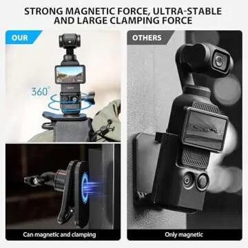 STARTRC OSMO Pocket 3 360° Rotation Backpack Clip Mount Shoulder Strap Accessories for DJI Pocket 3/OSMO Pocket 3/Action Cameras