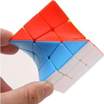Cube Twist 3x3 Stickerless Speed Cube - Magic Puzzle Toy for All Ages