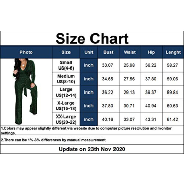 HannahZone Sparkly Jumpsuit Elegant Clubwear for Women