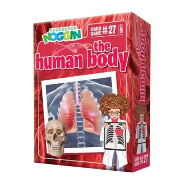 Professor Noggin's Human Body Trivia Card Game - an Educational Trivia Based Card Game for Kids - Tr...