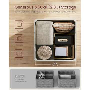 VASAGLE Farmhouse Coffee Table with Storage, Square Coffee Table for Living Room, Center Table with Flip-Top Lids, Honey Brown and Rustic White ULCT232W73