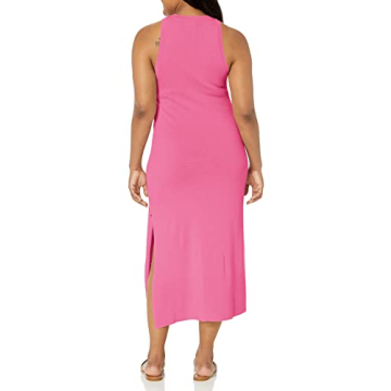 Elegant Gabriela High Neck Side Slit Maxi Dress for Women