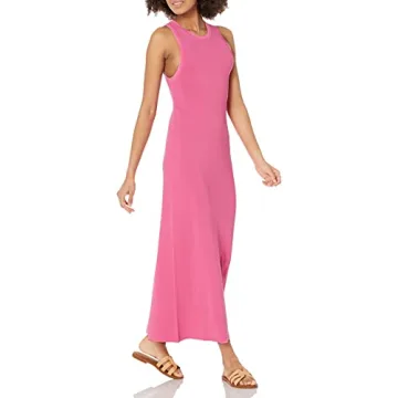 Elegant Gabriela High Neck Side Slit Maxi Dress for Women